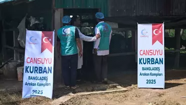 Cansuyu Derneği'nden Arakanlılara Kurban