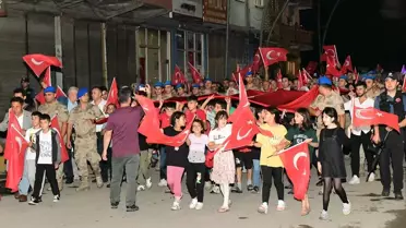 Çatak'ta 15 Temmuz Demokrasi ve Milli Birlik Günü etkinliği düzenlendi
