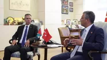 Özgür Özel, Filistin Büyükelçisi'ni Kabul Etti