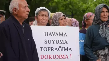 Çiftçilerden TBMM Önünde Eylem