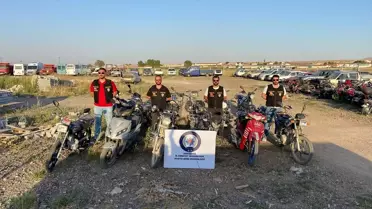 Eskişehir'de 18 Motosiklet Ele Geçirildi