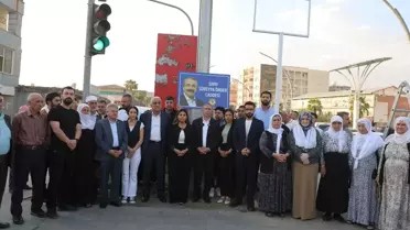 Cizre'de Caddeye Sırrı Süreyya Önder'in Adı Verildi