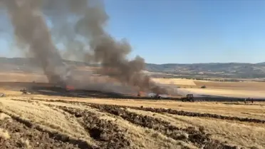 Boğazkale'de Yangın: 3 Bin Dönüm Arazi Zarar Gördü