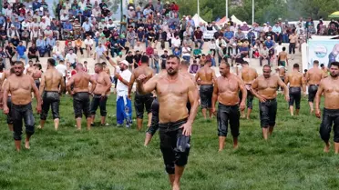 Osmancık'ta Yağlı Güreşlerde Başpehlivan Erkan Taş Oldu