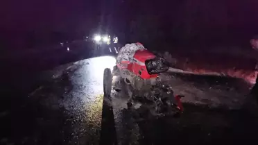 Çorum'da Traktör-Otomobil Kazası: 5 Yaralı