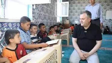Çubuk'ta Yaz Kur'an Kursuna Dondurma İkramı