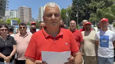 Çukurova Belediyesinde İşçi Eylemi