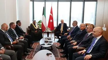 Cumhurbaşkanı Erdoğan, Kuveyt Veliaht Prensi Sabah'ı kabul etti