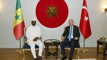 Cumhurbaşkanı Erdoğan, Senegal Başbakanı Sonko'yu kabul etti