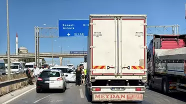Kocaeli'de Zincirleme Kaza: 2 Yaralı