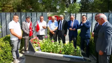 Denizli, Manisa ve Uşak'ta 15 Temmuz dolayısıyla şehit kabirleri ziyaret edildi