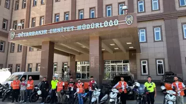Diyarbakır'da Motokuryelere Güvenli Sürüş Eğitimi