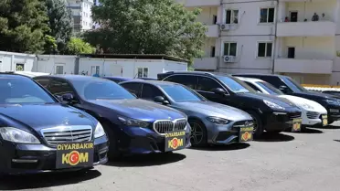 Diyarbakır'da Kaçak Lüks Araç Operasyonu