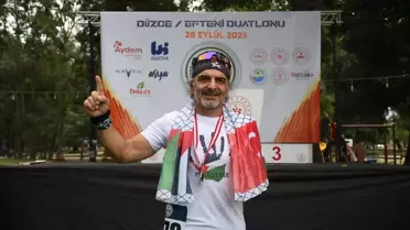 Efteni Duatlonu Gölyaka'da Gerçekleşti