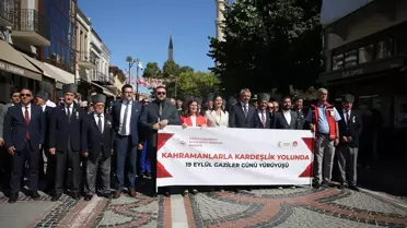 Edirne'de 19 Eylül Gaziler Günü dolayısıyla tören düzenlendi