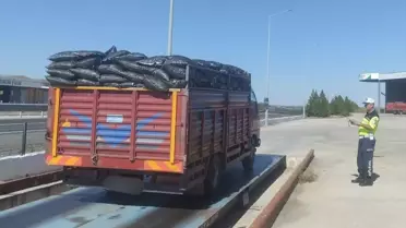 Taşıma Sınırını Aşan Kamyona 51 Bin Ceza