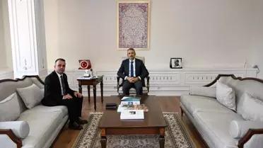 Vali Sezer, Başsavcı ve Tarım Müdürü'nü Kabul Etti