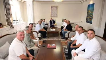 Edirne Valisi Üreticileri Kabul Etti