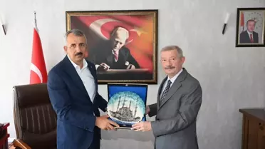 Vali Sezer, Kaymakam Mercan'ı Ziyaret Etti