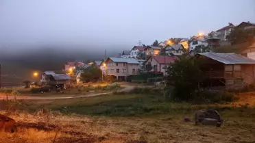 Eğriçimen Yaylası'nda Soğuk Hava ve Sağanak