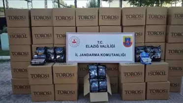 Elazığ'da Kaçak Sigara Operasyonu
