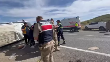 Elazığ'da Minibüs Kazası: 7 Yaralı