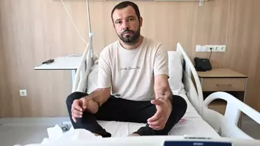 Yüksek gerilim elektrik akımına kapılan Ahmet Oğul, doku nakilleriyle sağlığına kavuştu
