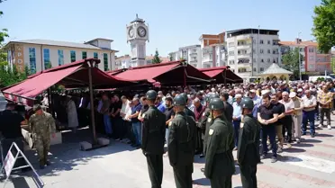 Emekli Yarbay Recep Yaşar, Son Yolculuğuna Uğurlandı