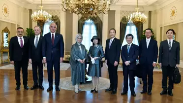 Emine Erdoğan, Japonya Altes Prensesi Mikasa ile görüştü