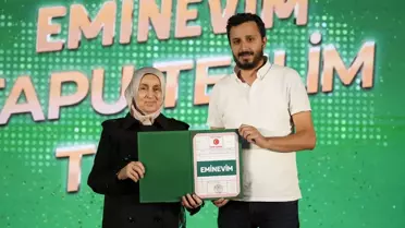 Eminevim Tapu Teslim Töreni Gerçekleştirdi