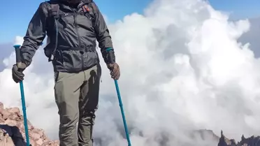 Erciyes'te Zirve Tırmanışı Gerçekleşti
