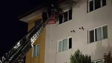Erzincan'da Apartman Yangını