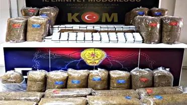 Erzincan'da Tütün Kaçakçılığı Operasyonu