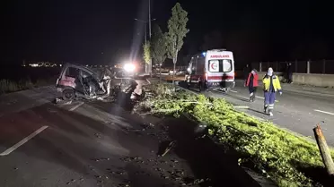 Erzurum'daki Trafik Kazasında 1 Ölü, 2 Yaralı