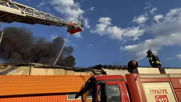 Erzurum OSB'deki Yangın Kontrol Altında
