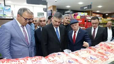 Erzurum'da Yeni Halk Pazarı Açıldı