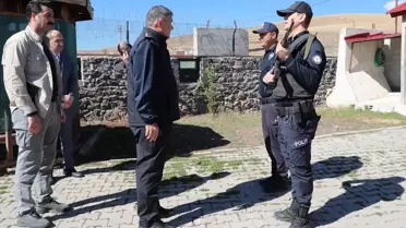 Emniyet Müdürü Karaburun Güney İlçeleri Ziyaret Etti