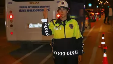 Erzurum'da 500 Polisle Güvenlik Denetimi