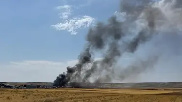 Eskişehir'de Geri Dönüşüm Tesisinde Yangın
