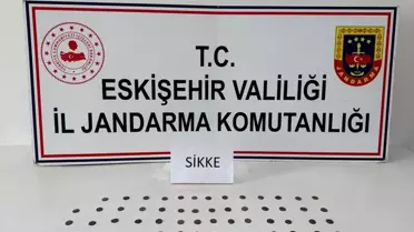 Eskişehir'de 55 Roma Sikkesi Ele Geçirildi