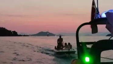 Fethiye açıklarında teknedeki 4 kişi kurtarıldı