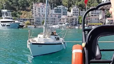 Fethiye'de Tekne Kurtarma Operasyonu