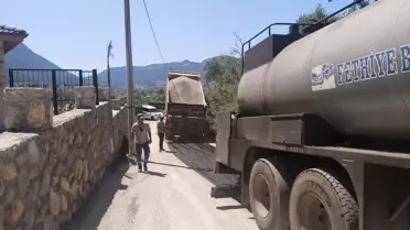 Fethiye'de Asfalt Çalışmaları Hızla Devam Ediyor