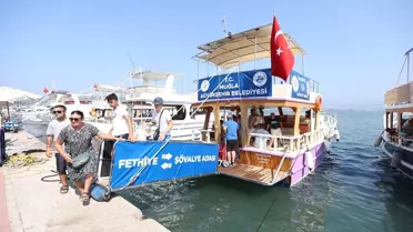 Fethiye-Şövalye Adası yolcu motoru seferleri başladı