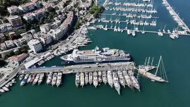 Fethiye’ye Kruvaziyer ile 106 Turist Geldi