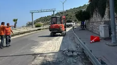 Finike'de Yol ve Altyapı Çalışmaları
