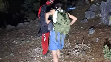 Alanya'da 3 Üniversite Öğrencisi Mahsur Kaldı