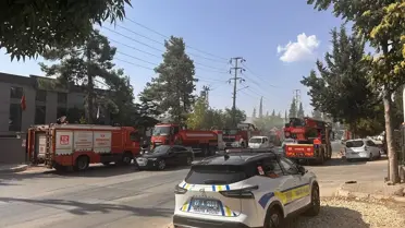 Gaziantep'te Tekstil Fabrikasında Yangın