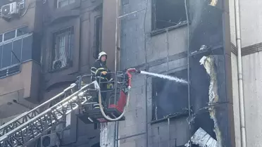 Gaziantep'te Yangın: 15 Kişi Mahsur Kaldı