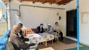 Kaymakam Koca, Yaşlıları Ziyaret Etti